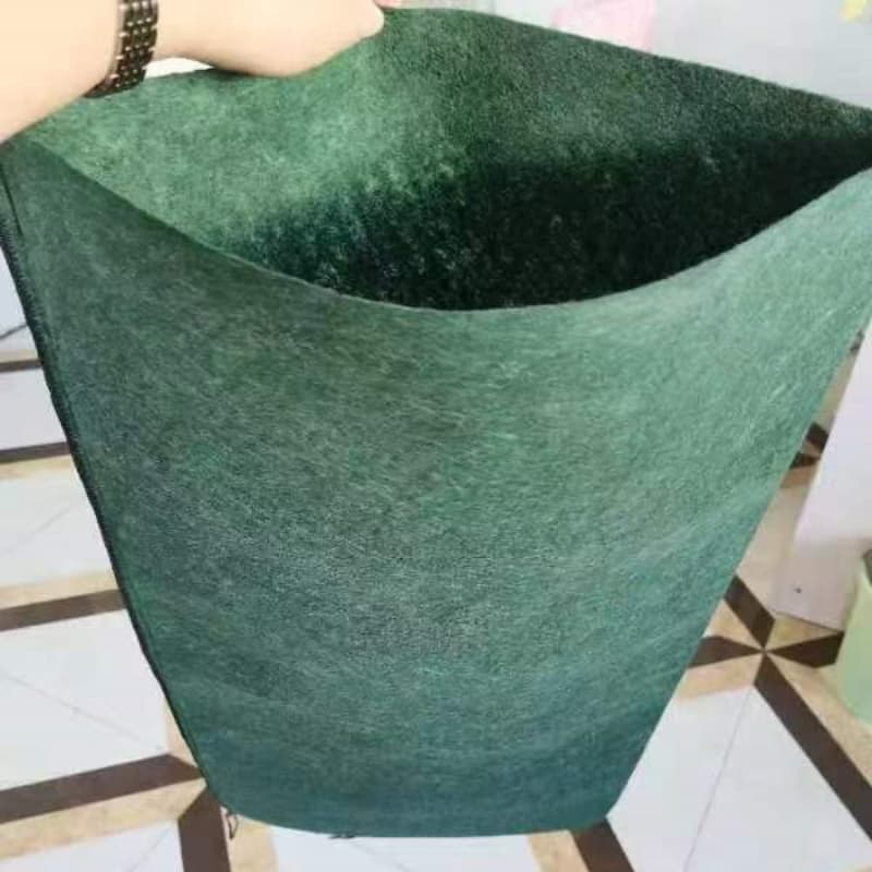 Slope stabilization with geotextile bags