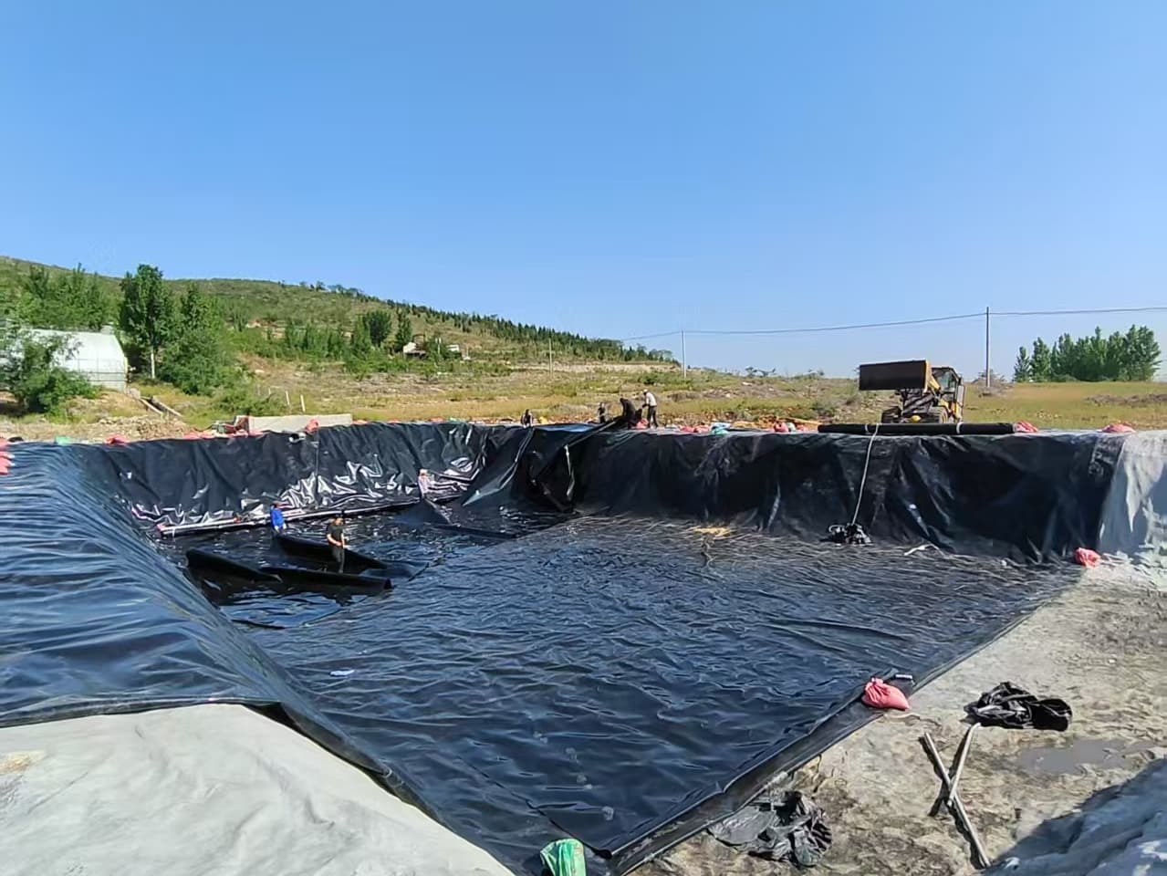 موقع إنتاج الأغشية الجيوممبرينية | عملية بثق الفيلم المنفوخ