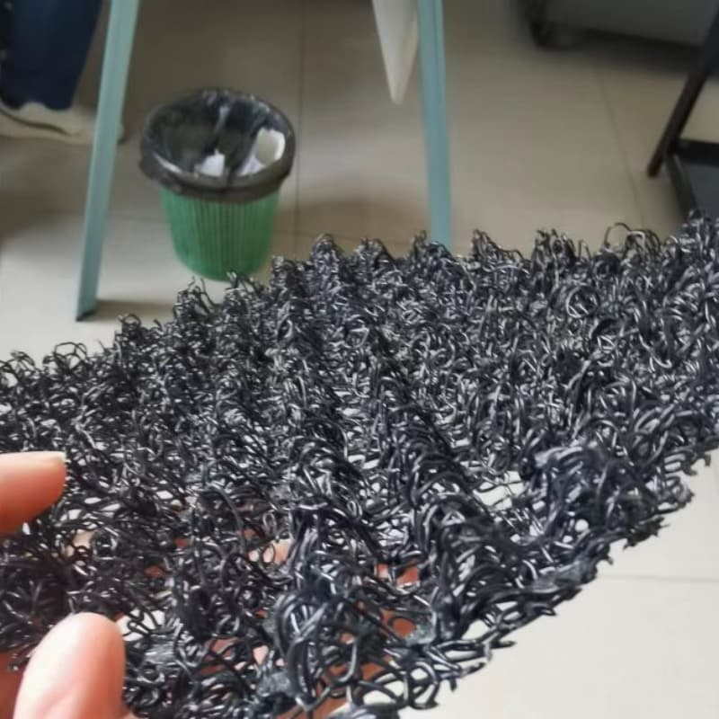 Synthetic polymer mat for slope stabilization Synthetic polymer mat for slope stabilization